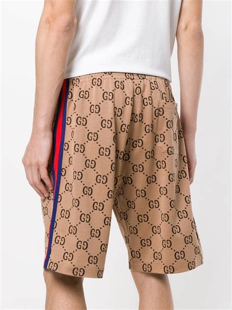 gucci men tiger shorts|Gucci running shorts men.